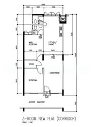 Blk 124 Ang Mo Kio Avenue 6 (Ang Mo Kio), HDB 3 Rooms #533769231